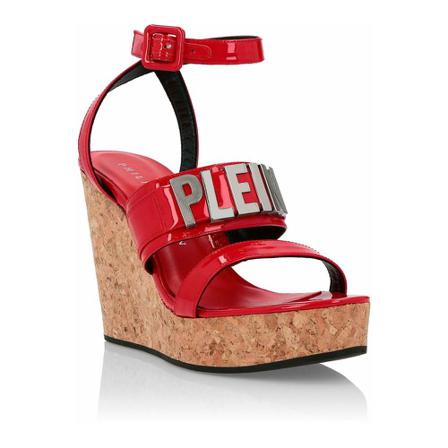 Philipp Plein Sandalen High Heels Original , Rood , Dames , Maat: 37 EU