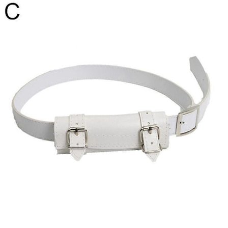 PU Läderbälte För Katana Bälte Demon Slayer Bälte Rapier Ring Rem Bälte Hölster Svärdbälte Midje Slida Balja Hållare 110CM
