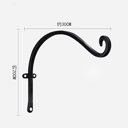 *Sjælden perle hængende kurvholder plante krog kurv krog vægbeslag blomsterholder 2 stk*