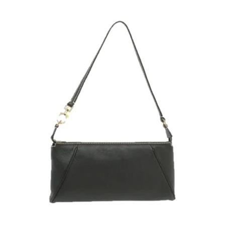 Salvatore Ferragamo Pre-owned, Pre-owned Leather Shoulder Bag Zwart, Dames, Maat:ONE Size