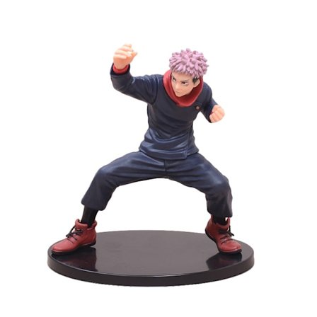 Jujutsu Kaisen Itadori Yuji Anime Figur Leke Samlemodell Statue Leker PVC Figurer Skrivebords Ornamenter Fans Samlemodell