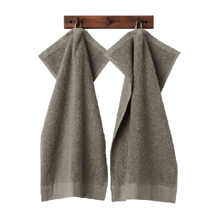 Åhléns Home Handduk GÄSTIS 30x50 cm, 2-pack Badrumstextilier Beige ONESIZE