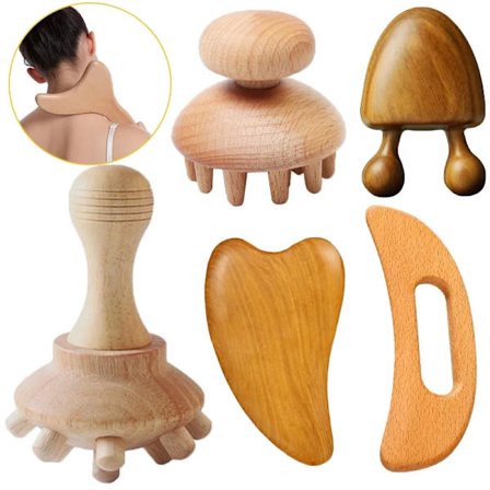 Wooden Gua Sha Tool Scraping Board Massage Tool Slimming Guasha Massage Board Gua Sha Scraper Body Massage Therapy Tool