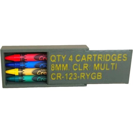 Förvaringslåda, träfärgkrita med 4 kritor, skolmaterial Super S