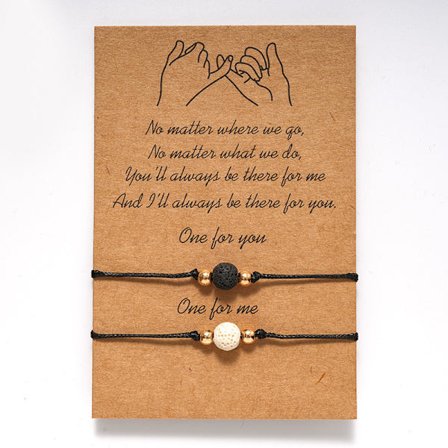 Tulivuoren kiviparien rannekoru, rannekoru, ahdistuksen aromaterapia Es