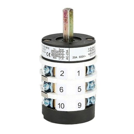 20A 220/380V Dekkbyttermotor Fremover/Bakover Bryter Fremover og Bakover Fotpedal