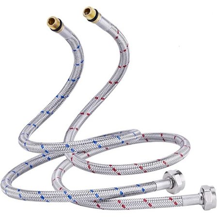 60 cm lang armeret tilslutningsslange til vandhane, fleksibel