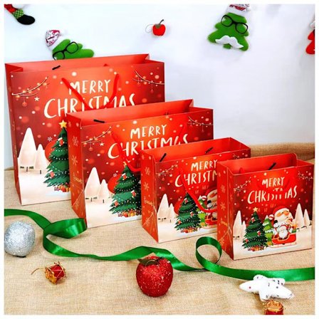 12 stk julegaveposer med gaveposer gaveinnpakning