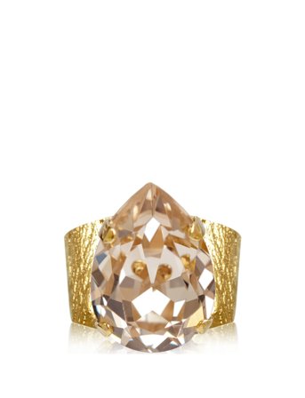 Caroline Svedbom Classic Drop Ring - Gold - ONE SIZE