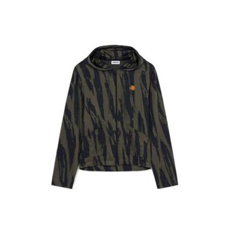 Kenzo Zipper sweatshirt , Groen , Heren , Maat: S