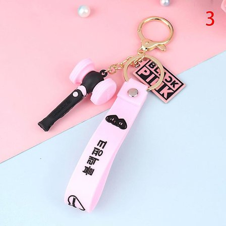 1 stk Kpop Bts Twice Nct Exo Blackpink Got7 Lysstav-Smykke Nøkkelring Lanyard Db