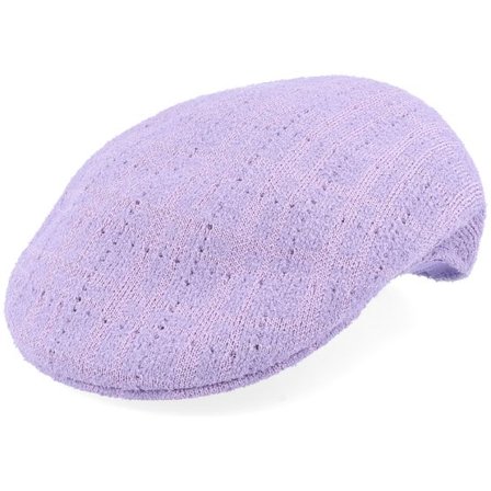 Kangol - Lila flatcap Keps - Summer Prep 504 Digital Lavender Flat Cap @ Hatstore