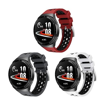 3-pack Songsier Armband Kompatibel med Huawei Watch GT2e, Mjuk