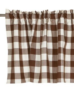 Multibandskappa Moa garnfärgad ruta Brun - Jul,Kök - Fondaco