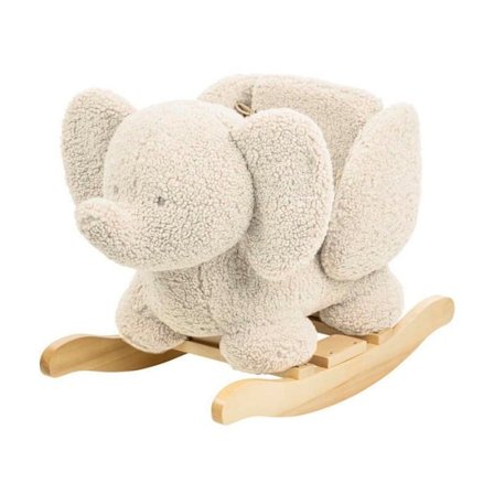 Nattou - Teddy the elephant rocker ecru
