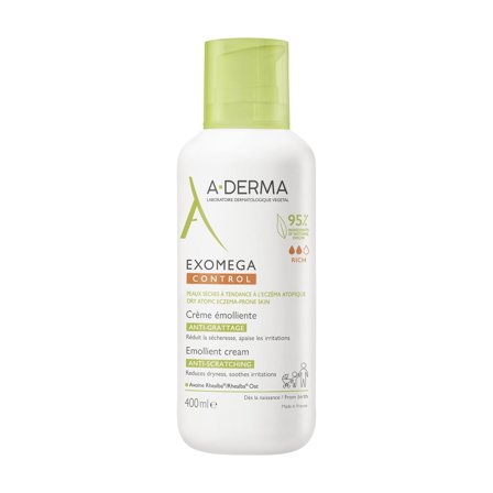 Aderma Crema Emolliente 400ml - Crema viso giorno lenitiva