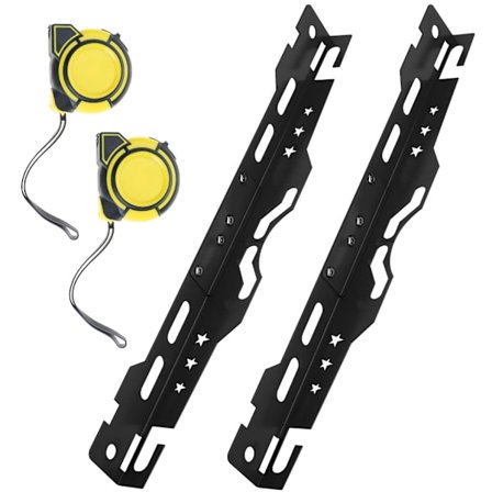 Tåjusteringsværktøj Plader Hjuljusteringsmåleværktøj Hjuljusteringsværktøj med 2 stk. målebånd til bil lastbil