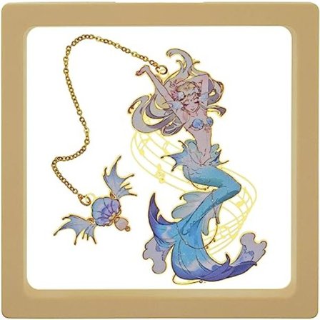 Havfrue Metal Bogmærker Søde Julegaver Strømper Fyld 4i1 An