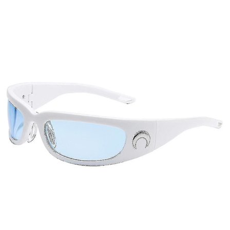 Rektangulære solbriller til kvinder og mænd til udendørs cykling, sport, hiphop, punk og mode