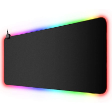 Gaming RGB Musmatta Stor Utökad Matta Med LED-lampor 800x300x4mm För Spel-pc, Laptop, Notebook, Macbook -