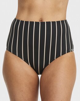PORTOFINO HIGH WAIST Bikinitrosa Svart/mönstrad - 48 - Swegmark