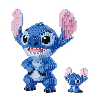 Plastpartikler Mikro byggeklosser Puslespill, Dot Toys Tegneserie pedagogisk lekespill for barn, Voksne Dekompresjonsgave