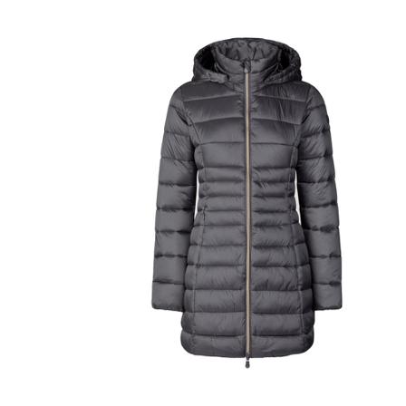 Save The Duck, Down Jackets Grijs, Dames, Maat:XL