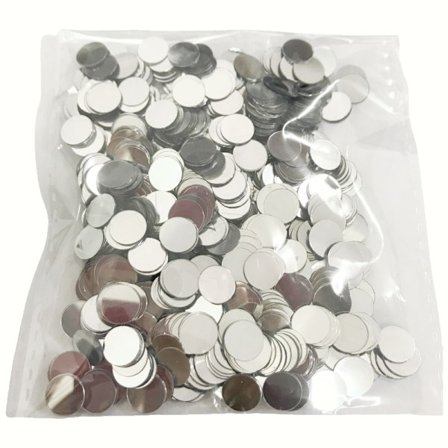 Glimmerkonfetti, 8 mm runde pailletter 30 g