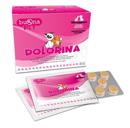 Buona Pet Dolorina Compresse per Cani e Gatti - 100 pz
