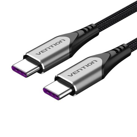 Kabel USB-C 2.0 til USB-C Vention TAEHF PD 100W 1m (grå)