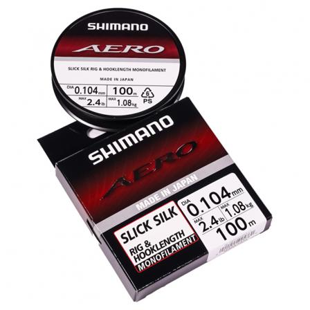 Shimano Aero Slick Silk Rig 100m Clear - 0.24mm 5.28kg