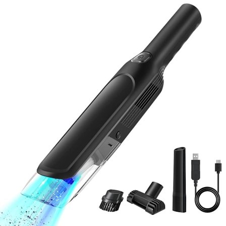 6000PA Mini Handheld Dammsugare Batteri - Bärbar Bil Dammsugare Trådlös