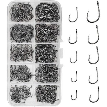 500 kpl Kalastuskoukut Kalastuskoukut Hiiliteräs Kalakoukut Fi,ZQKLA