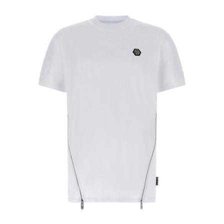 Philipp Plein, T-Shirts Wit, Heren, Maat:L