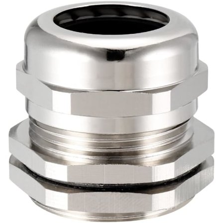 M32 Kabelgenomföring Metall Vattentät Anslutningstråd Packningar Skarvar för 15mm-20mm Dia Range