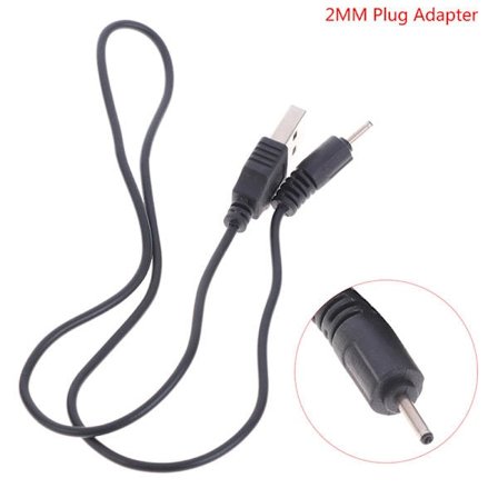 2.0 mm liitinadapteri USB-laturikaapeli Nokia CA-100C Sma musta Onesize