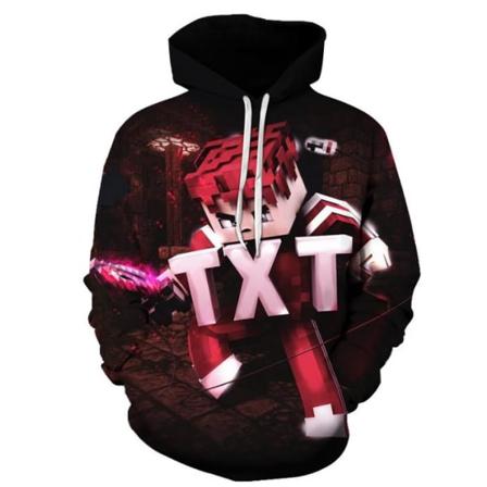 ROBLOX 3D-tryckta barnhoodie jacka kappa långärmad tecknad topp C 120cm