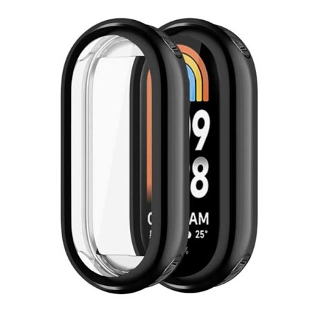 2in1 Stötdämpande Skal 9H Härdat Glas Xiaomi Mi Smart Band 8