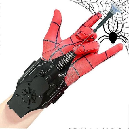 Kids Web Shooters Spider Silk Launcher - USB Ladekabel Superhelt Cosplay Armbeskyttere (bp