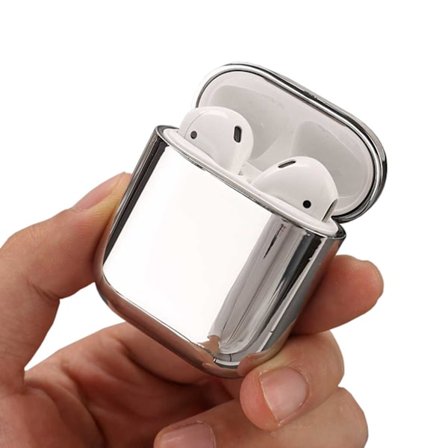 Apple AirPods 1/2 Case Case Shock -Target Protective Case Silver