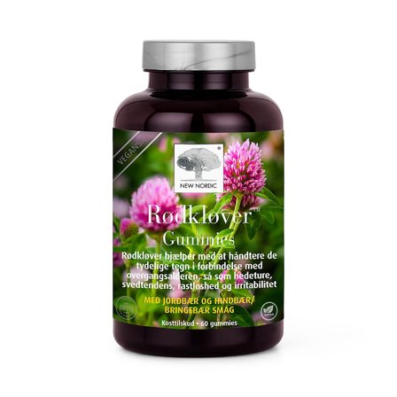3 for 2 - New Nordic Rødkløver Gummies 60 stk., Helse & Madvarer, Ingredienser, Rødkløver