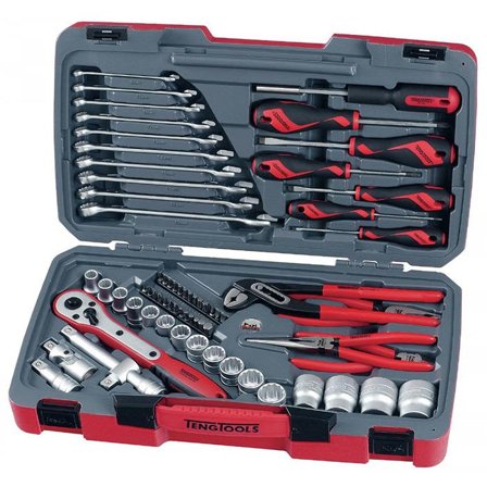 Teng Tools T1268-P Verktøysett 68 deler, Håndverktøy