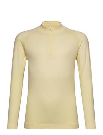 Halen Jr. Seamless Midlayer Outerwear Base Layers Baselayer Tops Yellow Endurance