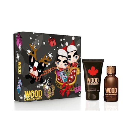 Giftset Dsquared2 Wood Pour Homme Edt 30ml + Sg 50ml