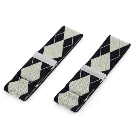 Kárované elastické pásky na rukávy Diamond pre mužov - Pásky na rukávy