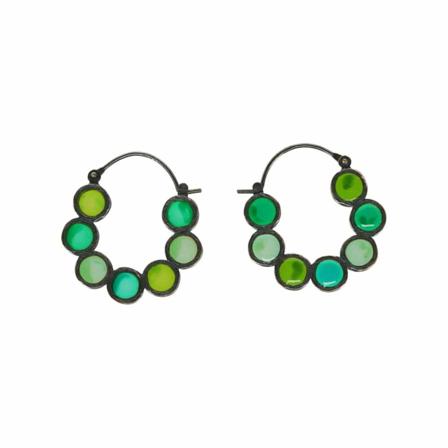 Bottega Veneta, Earrings Zielony, Kobieta, Rozmiar: ONE Size