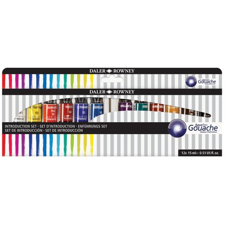 Aquafine Gouachefarve 12x15 ml