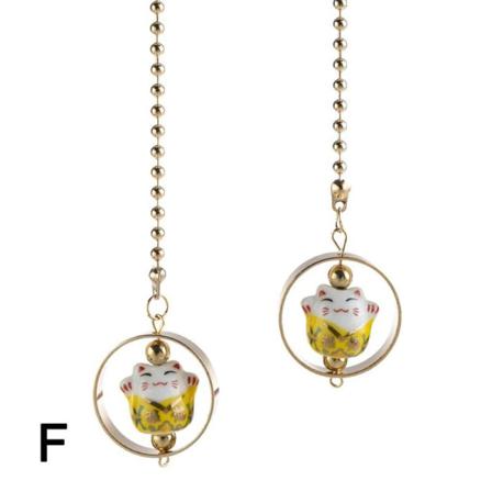 Söt Lucky Cat Charm Car Pendant Bilbackspeglar S