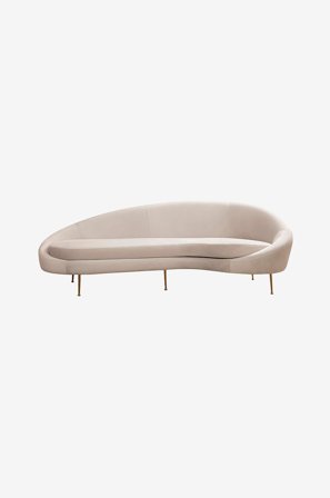 Homitis - Soffa 3-sits höger Eses - Beige - 3-sits soffor - Från Homeroom