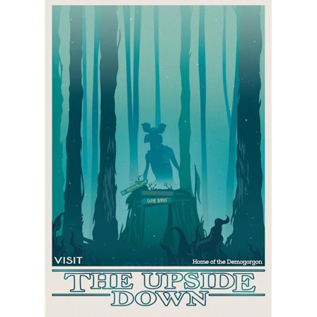 A3 Print - Stranger Things - Visit the upside down